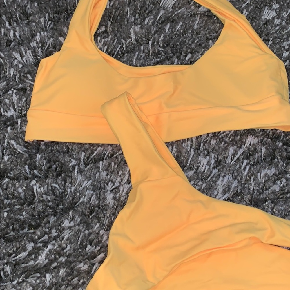 Yellow bikini